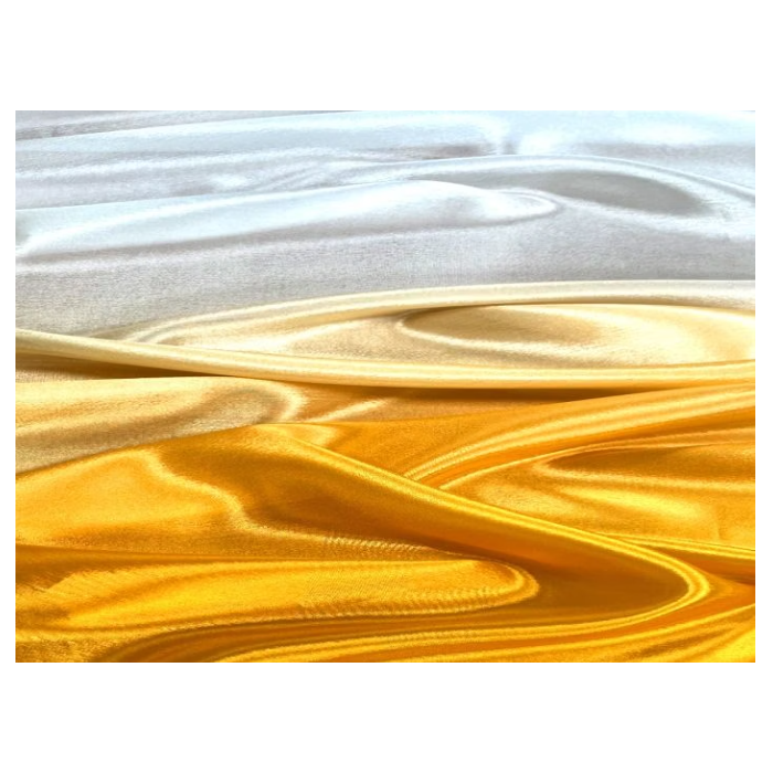 SATIN CHIFFON CIENIOWANY CHR saffron-white