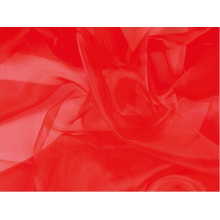 CRYSTAL ORGANZA CHR hot red