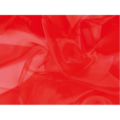 CRYSTAL ORGANZA CHR hot red