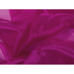 CRYSTAL ORGANZA CHR fuchsia pink