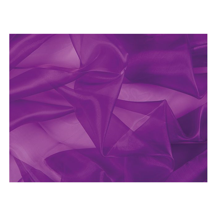 CRYSTAL ORGANZA CHR hot magenta