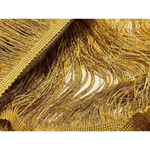 FRĘDZLE ELASTYCZNE DSI metallic gold