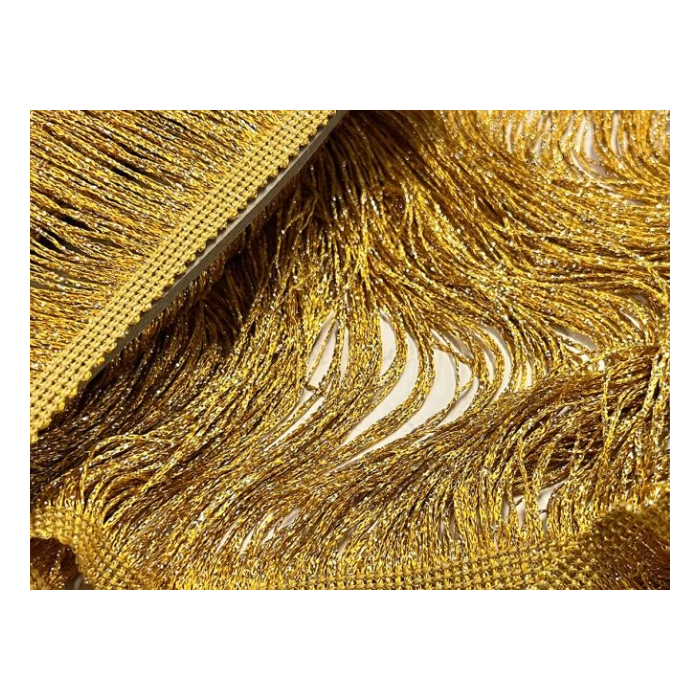 FRĘDZLE ELASTYCZNE DSI metallic gold