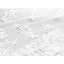 TASMIN EMBROIDERED NET white*