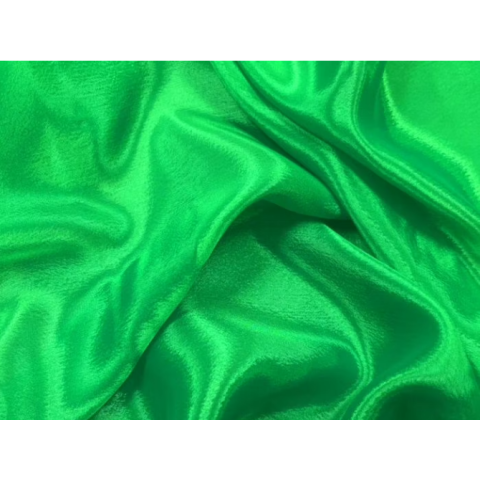 SATIN CHIFFON CHR apple green