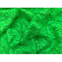 FLOWER STRETCH LACE apple green