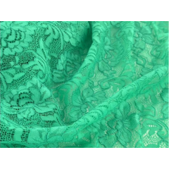 FLOWER STRETCH LACE cool aqua*