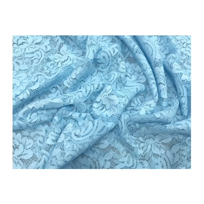 FLOWER STRETCH LACE ice blue