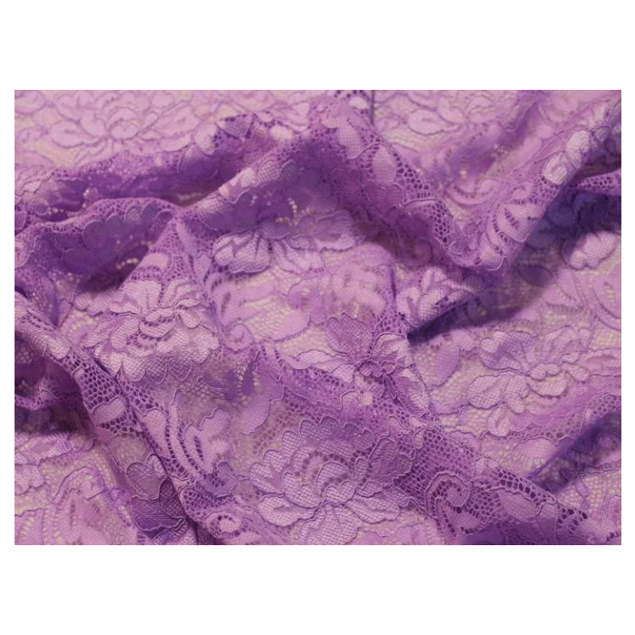 FLOWER STRETCH LACE lilac dream