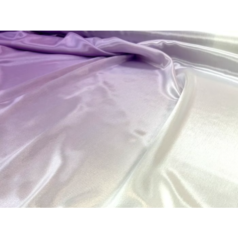 SATIN CHIFFON CIENIOWANY CHR lilac dream-white