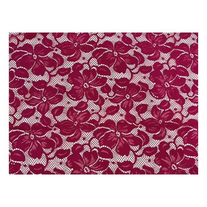 FLORENTINA STRETCH LACE cherry red