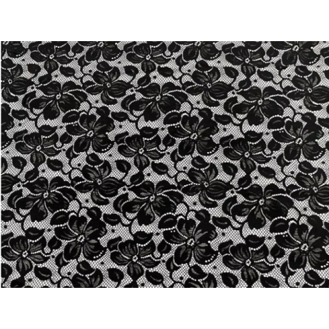 FLORENTINA STRETCH LACE black