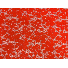 FLORENTINA STRETCH LACE fluorescent red