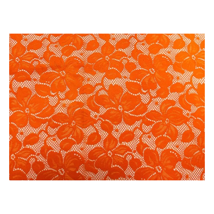 FLORENTINA STRETCH LACE orange