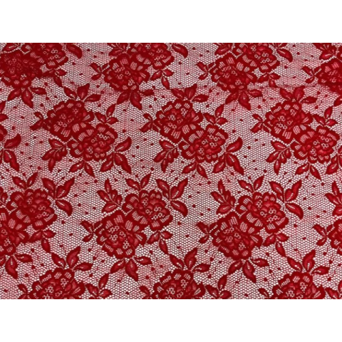 BELLAROSA STRETCH LACE red