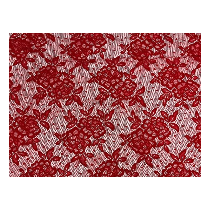 BELLAROSA STRETCH LACE red