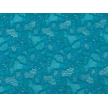 FLORAL CASCADE STRETCH LACE blue zircon