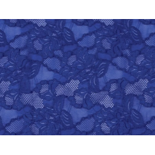 FLORAL CASCADE STRETCH LACE blueberry