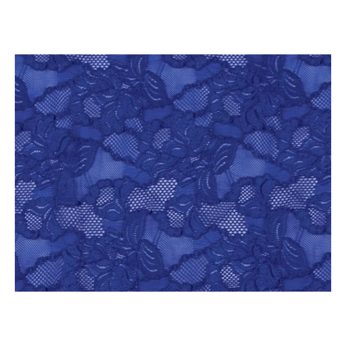 FLORAL CASCADE STRETCH LACE blueberry