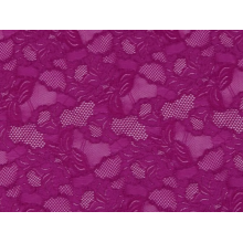 FLORAL CASCADE STRETCH LACE fuchsia pink