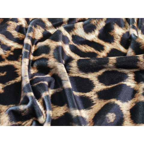 PANTHER ANIMAL SMOOTH VELVET