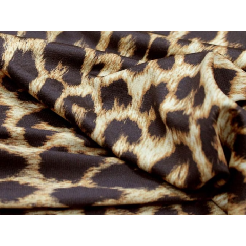 PANTHER ANIMAL LUXURY CREPE