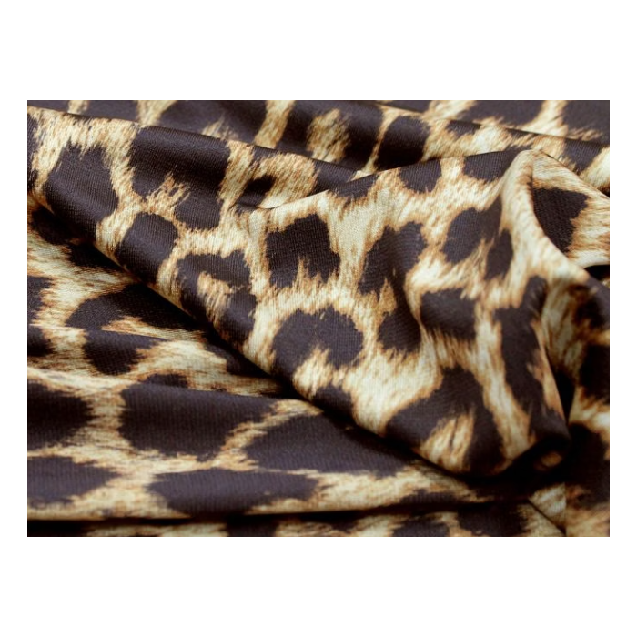 PANTHER ANIMAL LUXURY CREPE