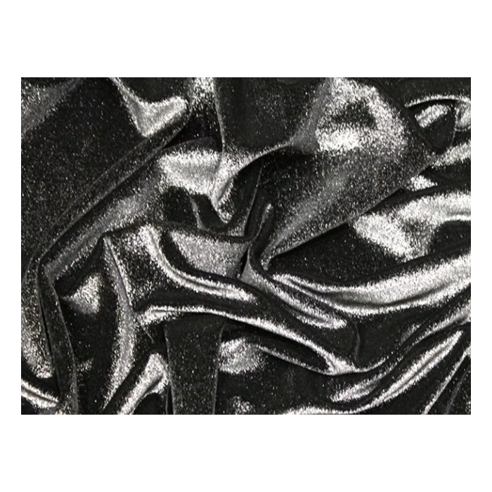 APOLLO VELVET silver on black