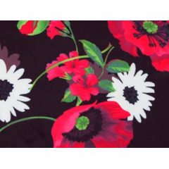 BALI PRINTED LYCRA black-red-multi